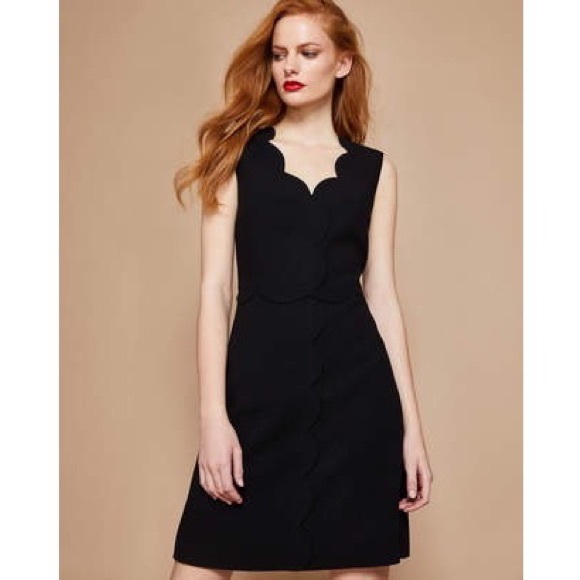 Ted Baker London Dresses & Skirts - Ted Baker London Rubeyed Scallop Edge Shift Dress